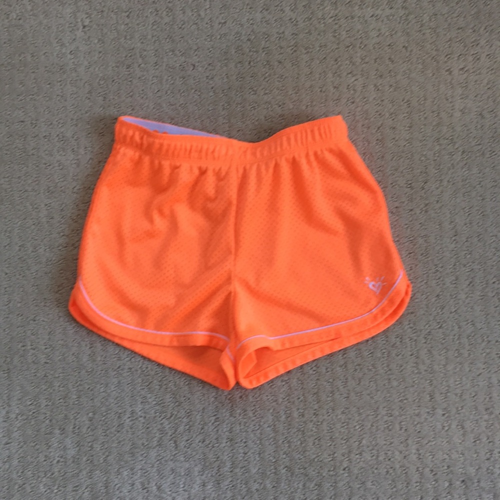 orange justice active shorts